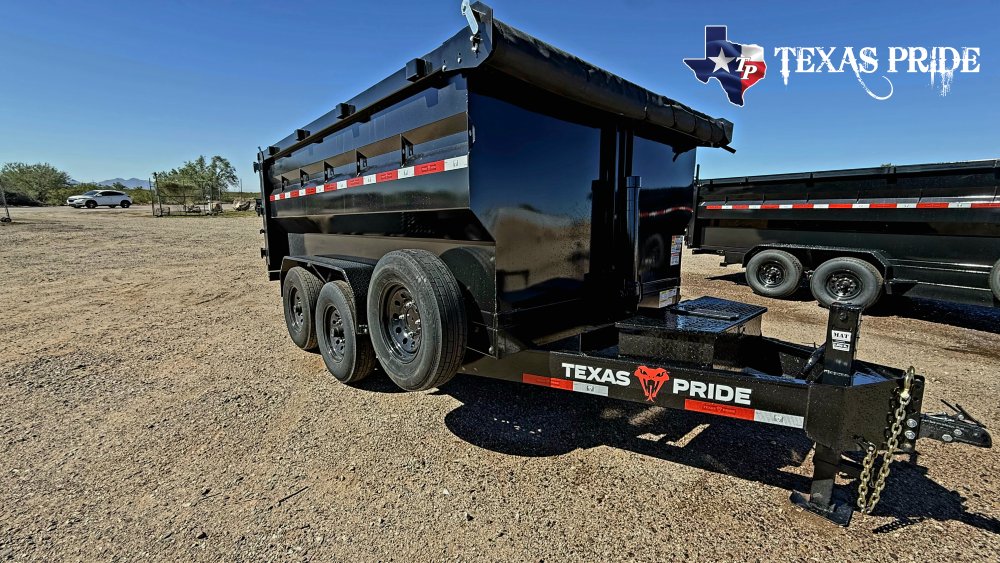 2027 7X12X4 14K Bumper Pull Dump Trailer Texas Pride