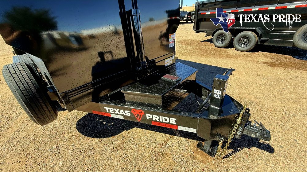 2027 7X12X4 14K Bumper Pull Dump Trailer Texas Pride