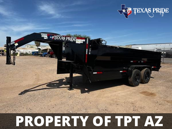 2023 TEXAS PRIDE Dump Trailer 7x16x3 18K GN Loaded