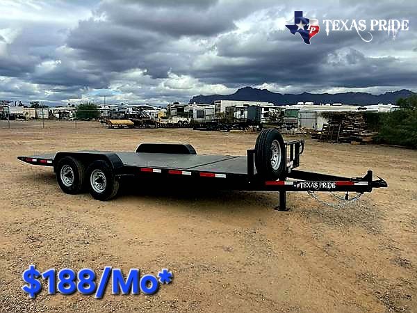 2026 Texas Pride 7x21/ 7x(17+4) Equipment/ Tilt Bed/ Car Hauler Trailer