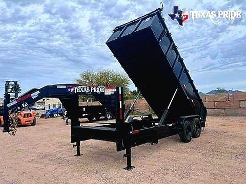 2026 Texas Pride 7x18x3 20k Gooseneck Dump Trailer