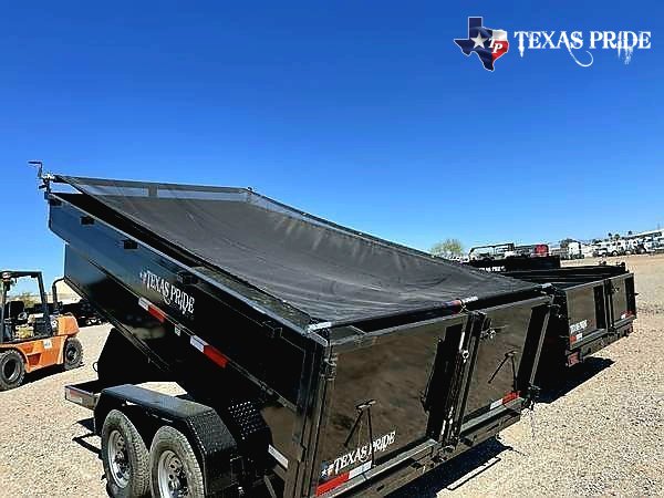 2026 Texas Pride 7x16x3 16K Bumper Pull Dump Trailer