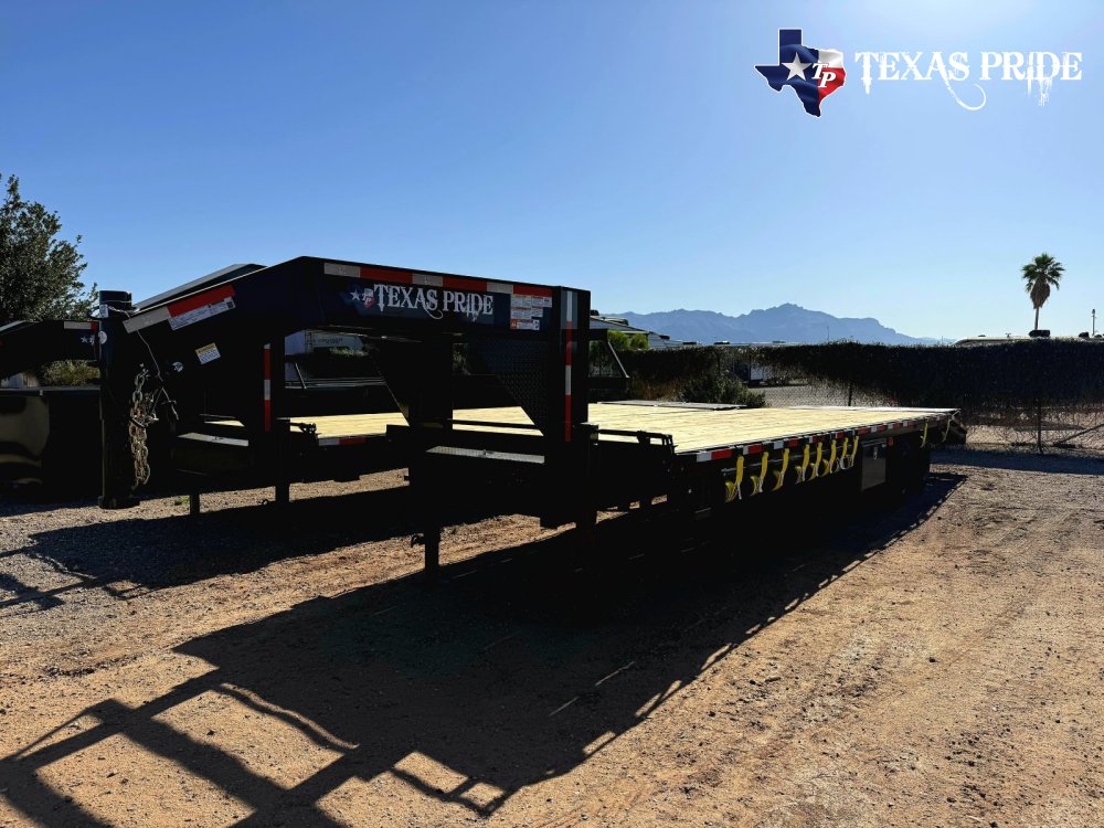 2026 Texas Pride 8.5x25+5 16k Gooseneck Equipment/ Flatbed Trailer