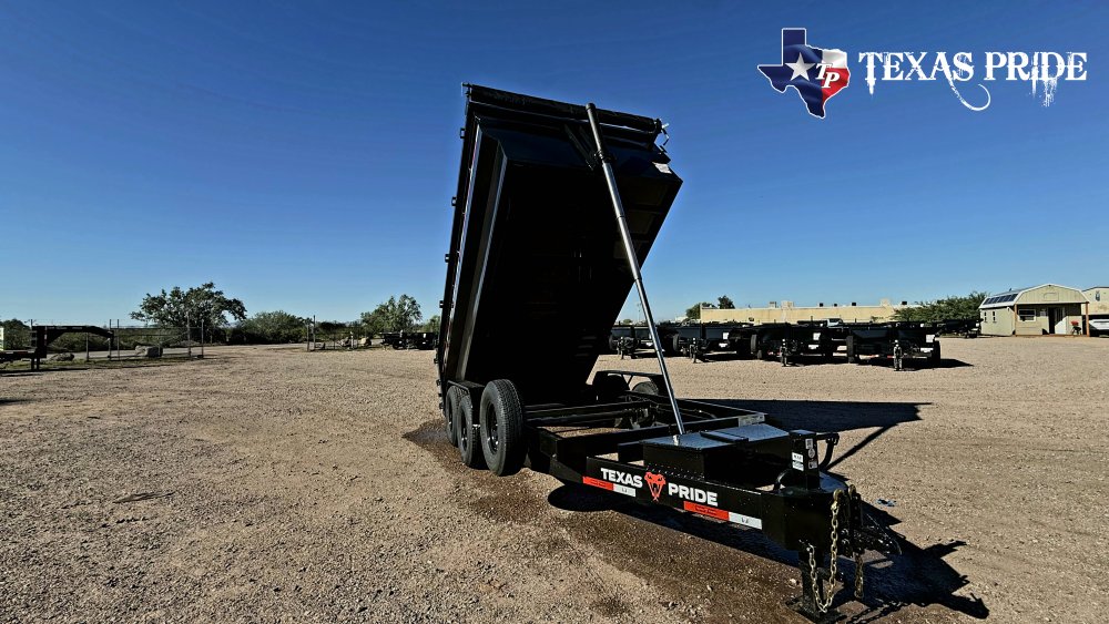 2027 7x14x4 14k Bumper Pull Dump Trailer Texas Pride