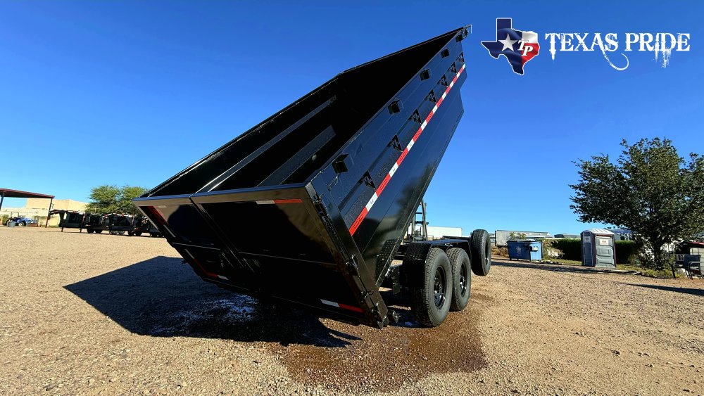 2027 7x14x4 14k Bumper Pull Dump Trailer Texas Pride
