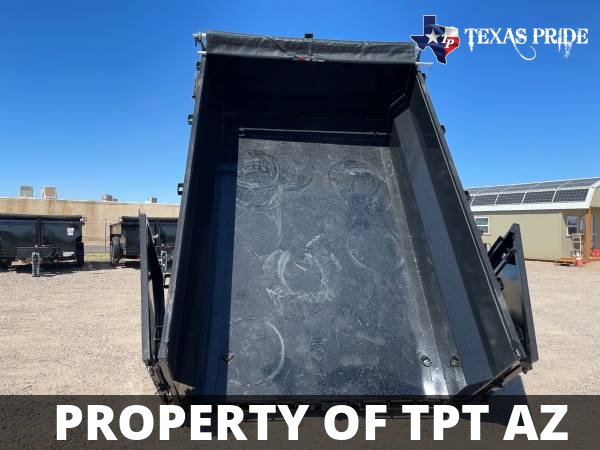 2024 7x12x3 14K GVWR BP TEXAS PRIDE DUMP TRAILER