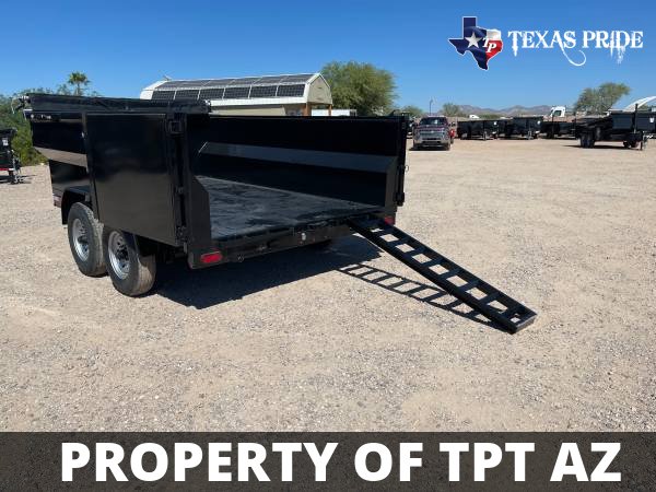 2024 7x12x3 14K GVWR BP TEXAS PRIDE DUMP TRAILER