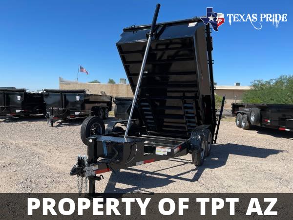 2024 7x12x3 14K GVWR BP TEXAS PRIDE DUMP TRAILER