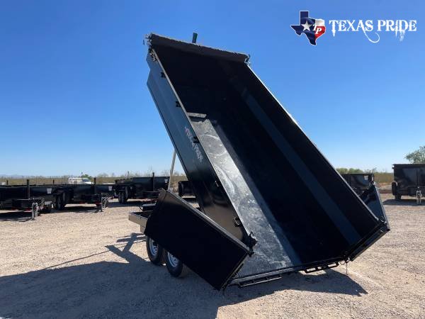 2025 7x14x3 14K GVWR TEXAS PRIDE DUMP TRAILER BP