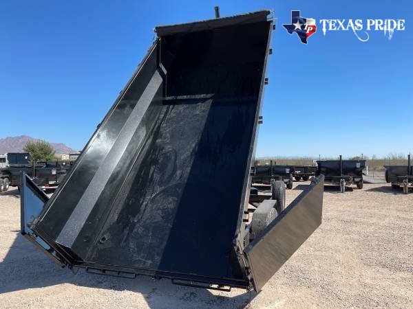 2025 7x14x3 14K GVWR TEXAS PRIDE DUMP TRAILER BP