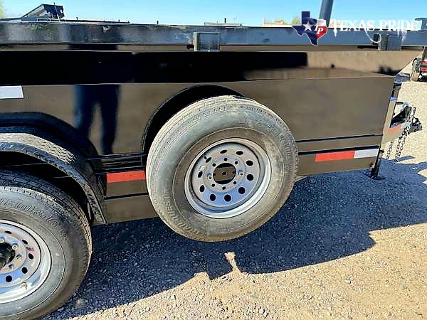 2025 Texas Pride 7x14x3 16k Bumper Pull Dump Trailer