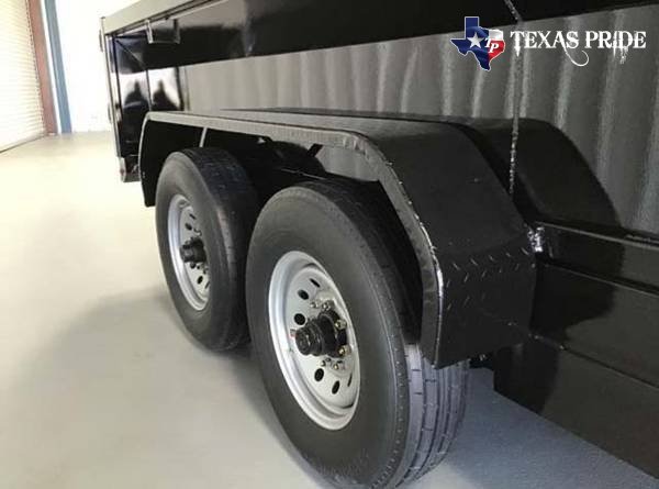 2025 Texas Pride 7x16x3 16k Bumper Pull Dump Trailer