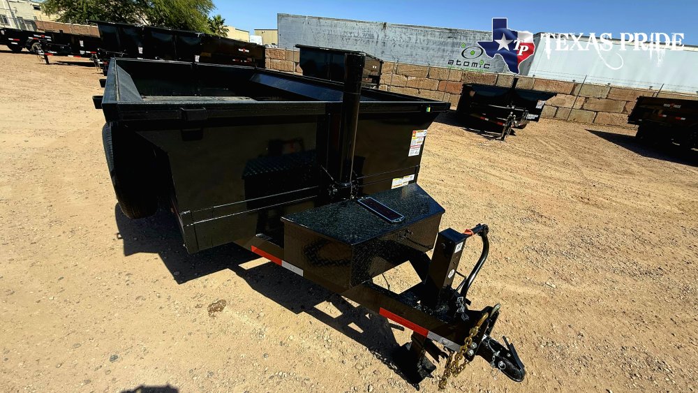 2026 Texas Pride 7x16x2 16k Bumper Pull Dump Trailer