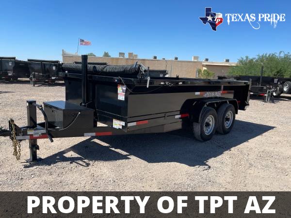 2023 7x14x2 14K GVWR BP TEXAS PRIDE TRAILERS