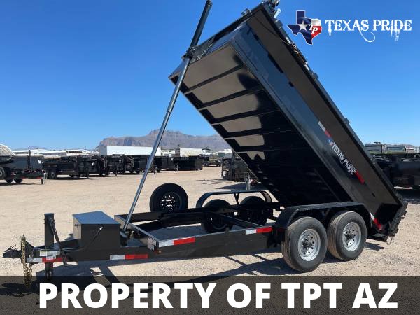 2023 7x14x2 14K GVWR BP TEXAS PRIDE TRAILERS