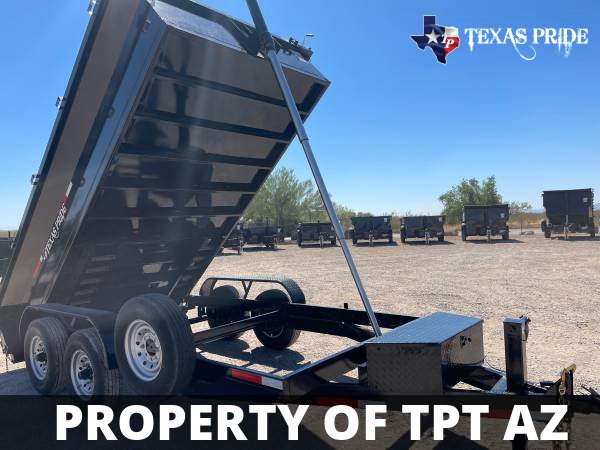 2023 7x14x2 14K GVWR BP TEXAS PRIDE TRAILERS