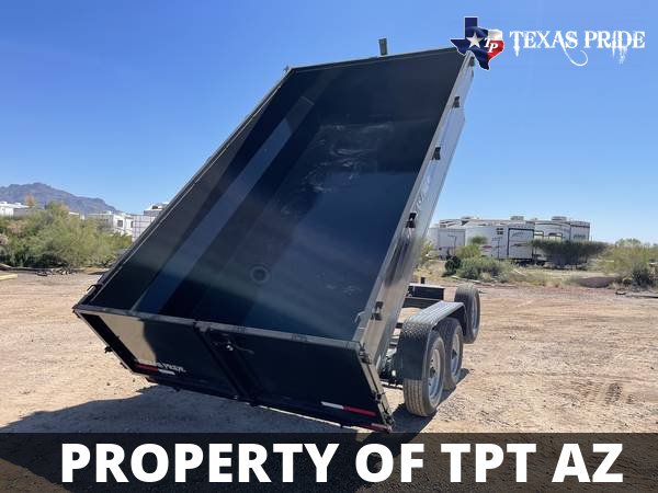 2023 7x14x2 14K GVWR BP TEXAS PRIDE TRAILERS