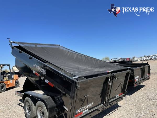 2025 Texas Pride 7x14x3 16K Bumper Pull Dump Trailer