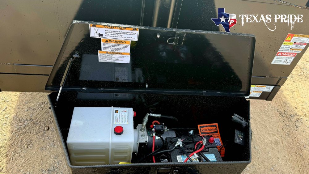 Texas Pride 7x16x2 14K Bumper Pull Dump Trailer