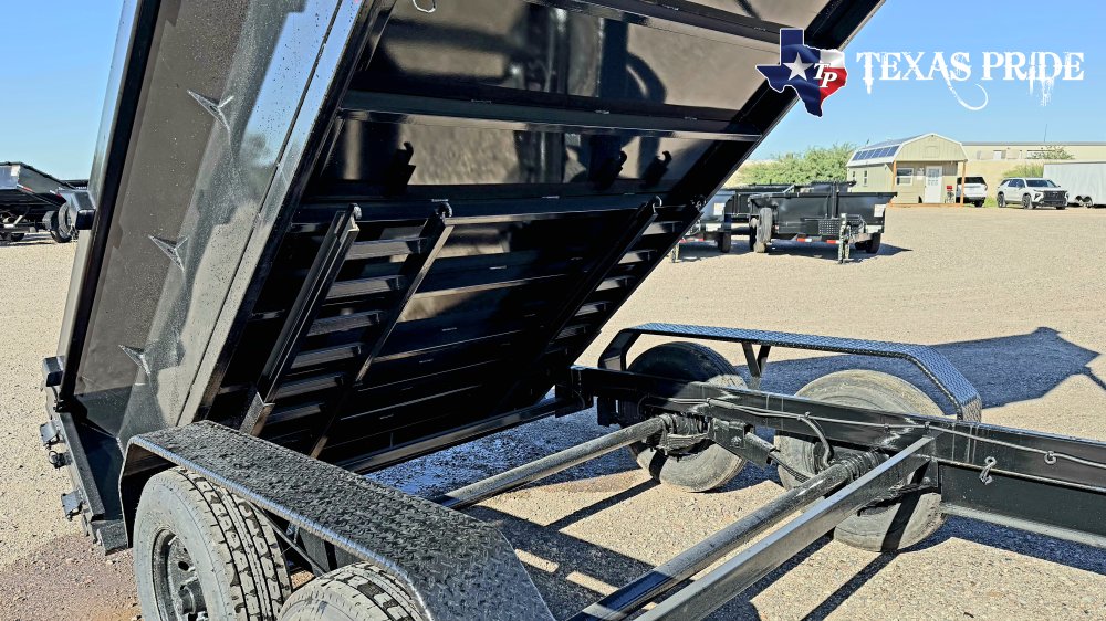 2027 7X14X2 14K Bumper Pull Dump Trailer Texas Pride