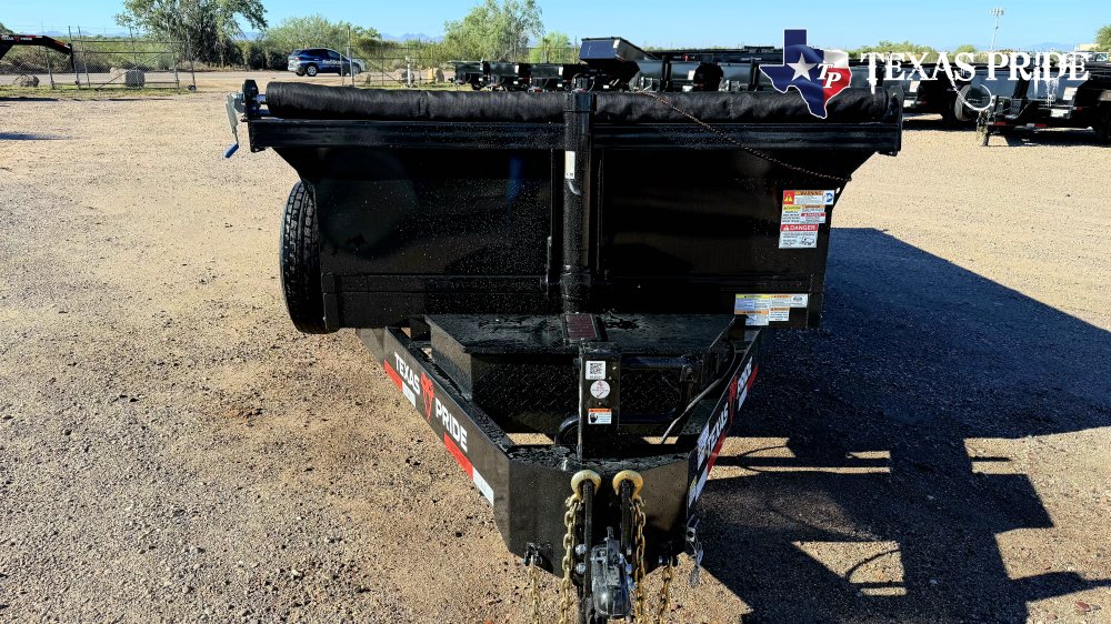 2027 7X14X2 14K Bumper Pull Dump Trailer Texas Pride