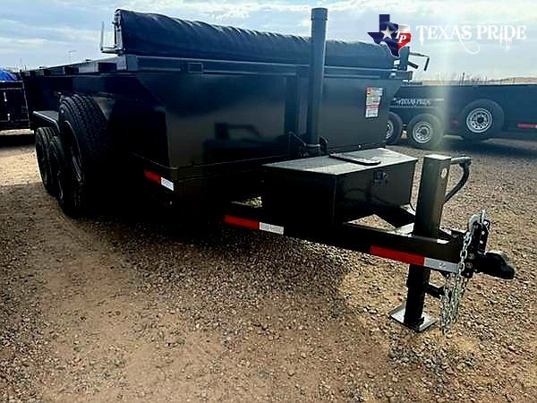 Texas Pride 7x14x2 20K Bumper Pull Dump Trailer