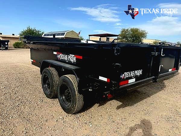 Texas Pride 7x14x2 20K Bumper Pull Dump Trailer