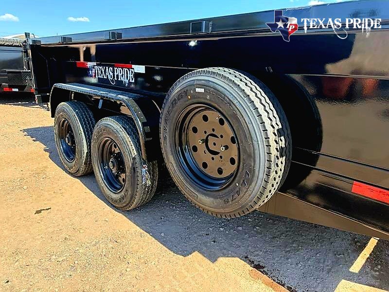 Texas Pride 7x14x2 20K Bumper Pull Dump Trailer