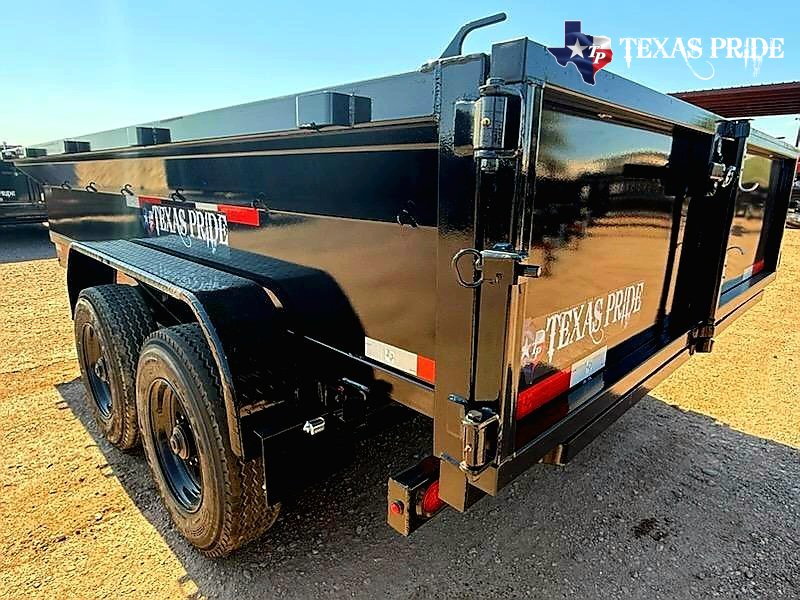 Texas Pride 7x14x2 20K Bumper Pull Dump Trailer