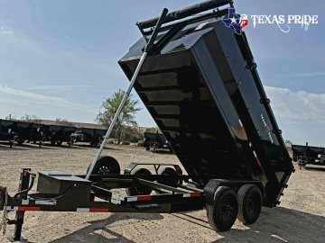 2027 7x14x4 14k Bumper Pull Dump Trailer Texas Pride
