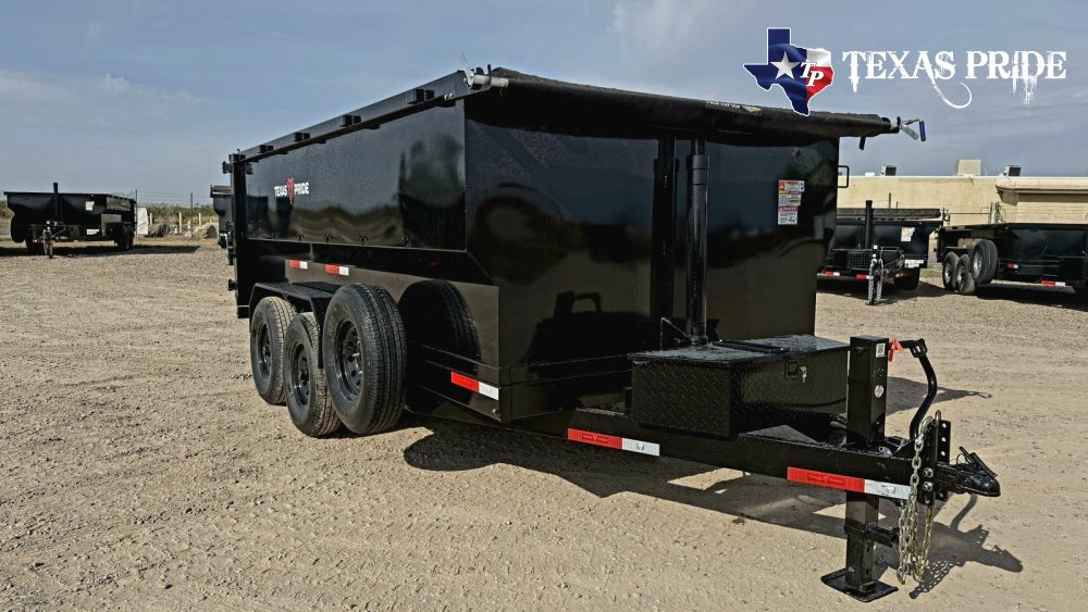 2027 7x14x4 14k Bumper Pull Dump Trailer Texas Pride