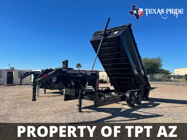 2023 7x14x3 14K Gooseneck $242/mo* TEXAS PRIDE DUMP - $11,995