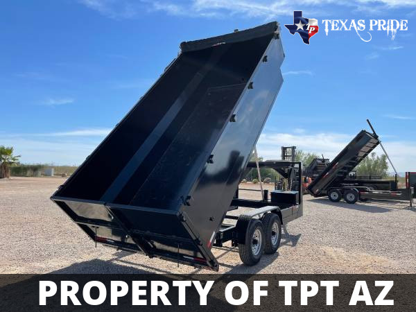 2023 7x14x3 14K Gooseneck $242/mo* TEXAS PRIDE DUMP - $11,995