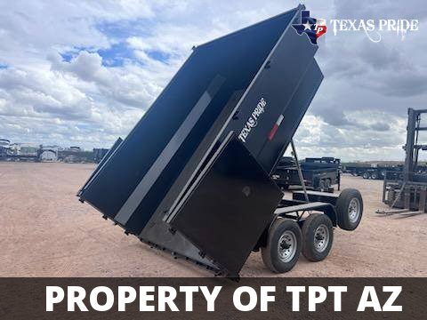 2024 7x12x4 14k Bumper Pull Texas Pride Dump Trailer
