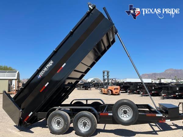 2025 Texas Pride 7X14X3 14K Bumper Pull Dump Trailer