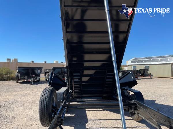 2025 Texas Pride 7X14X3 14K Bumper Pull Dump Trailer