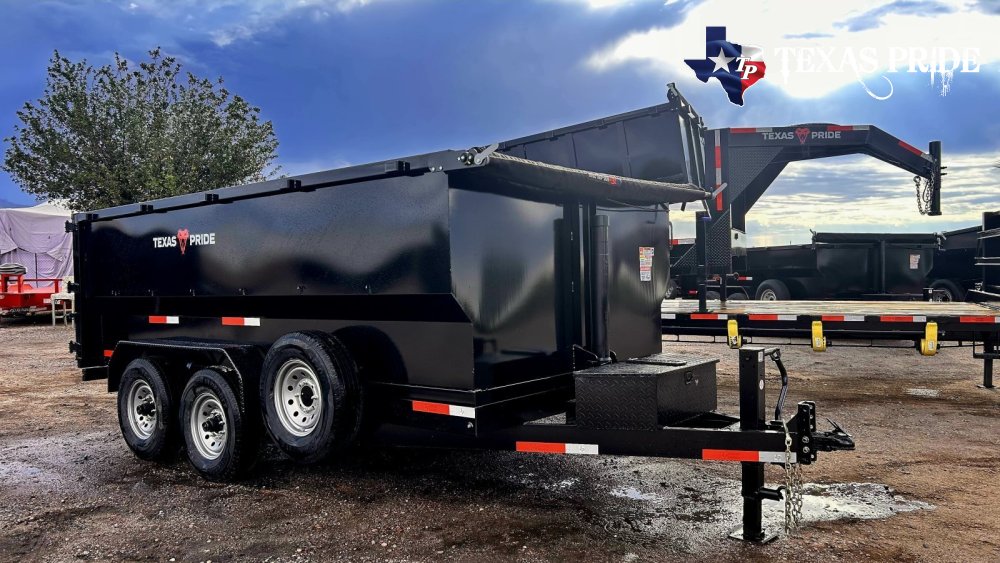 2026 Texas Pride 7x14x4 14k Bumper Pull Dump Trailer