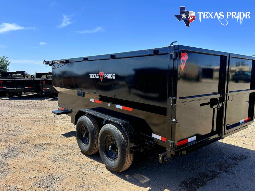 2027 7x14x4 16k Bumper Pull Dump Trailer Texas Pride
