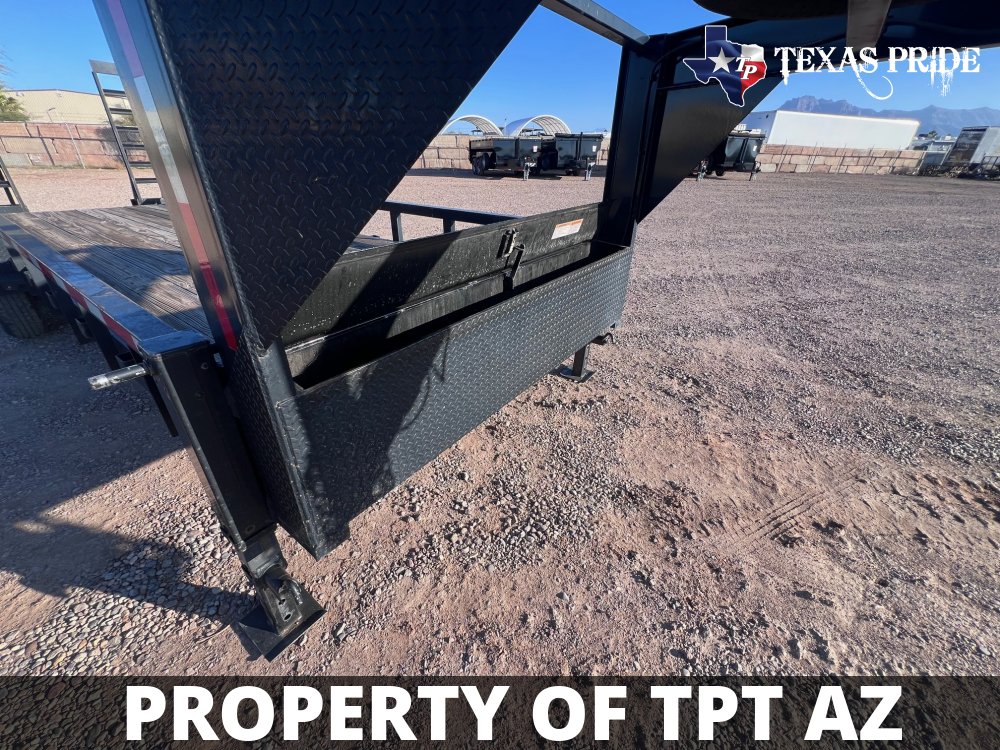 2019 7X20+2 16K GN LOWBOW TEXAS PRIDE EQUIPMENT TRAILER
