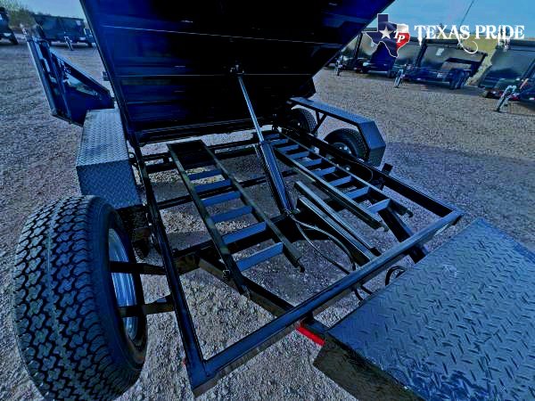 2025 Texas Pride 6X10X2 Bumper Pull Dump Trailer