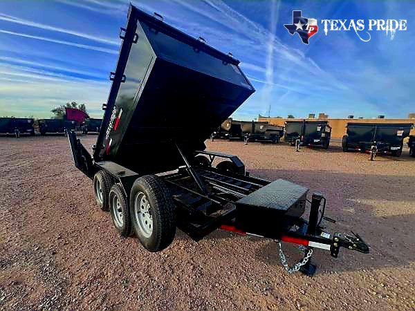 2025 Texas Pride 6X10X2 Bumper Pull Dump Trailer