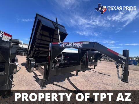 2025 7x14x4 16K GN Texas Pride Trailers Dump Special $269/mo* - $14,525