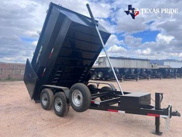 2025 7X12X4 14k GVWR BP TEXAS PRIDE Dump