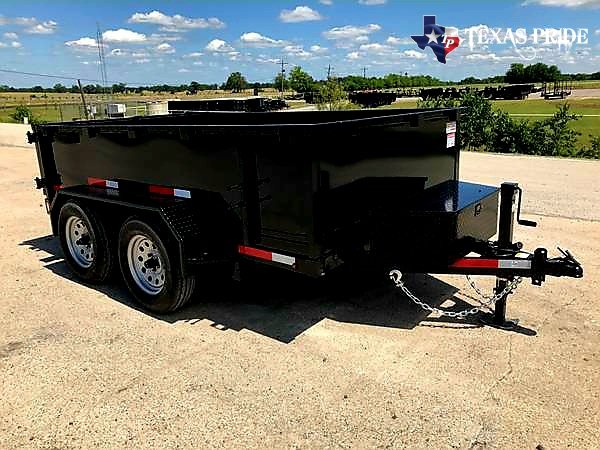 2025 Texas Pride 6X10X2 Bumper Pull Dump Trailer
