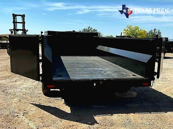 2026 Texas Pride 7x16x3 16k Gooseneck Dump Trailer