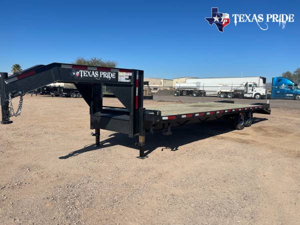 2025 8.5X35+5 26k Gooseneck Flatbed Trailer $21,695