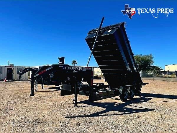 2026 Texas Pride 7x14x3 16k Gooseneck Dump Trailer