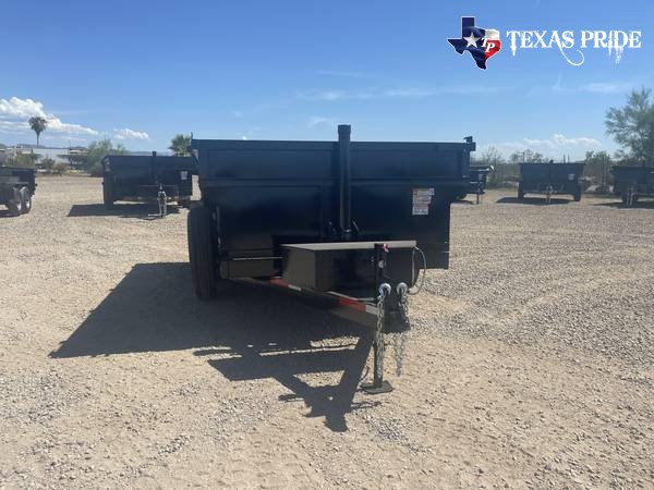 2025 7x12x3 14K GVWR BP TEXAS PRIDE DUMP TRAILER