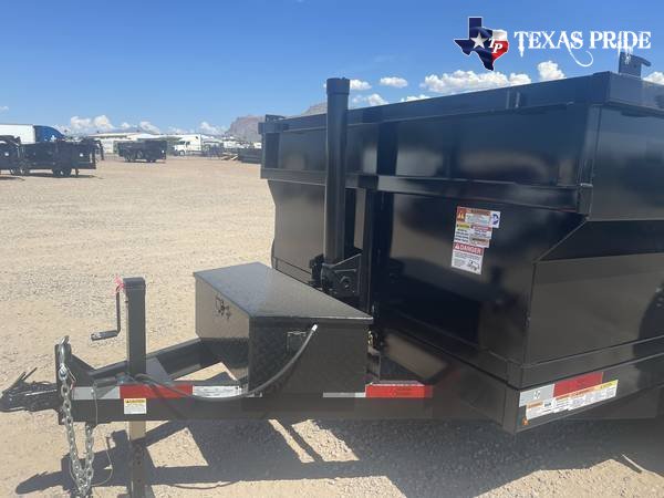 2025 7x12x3 14K GVWR BP TEXAS PRIDE DUMP TRAILER