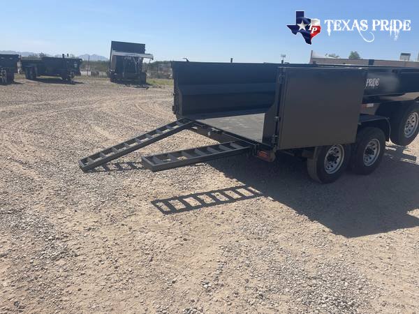 2025 7x12x3 14K GVWR BP TEXAS PRIDE DUMP TRAILER